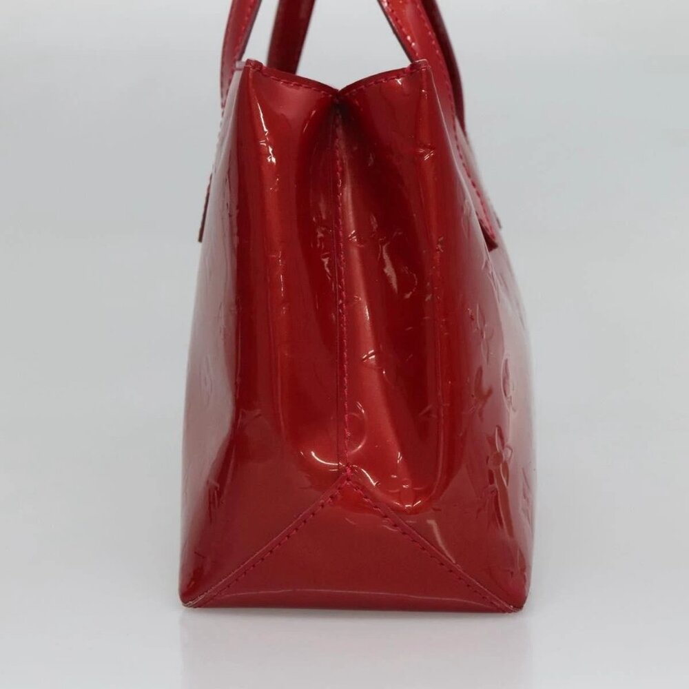 LOUIS VUITTON Monogram Vernis Wilshire PM Bag Pomme D'amour M93642 Auth BA1873 - Picture 6 of 16